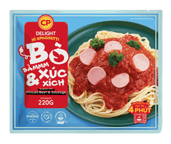 CP Delight Mì Spaghetti Bò Bằm Xúc Xích