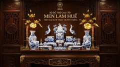 Tìm hiểu Bộ đồ thờ men lam Gốm Sứ Bát Tràng Cao Cấp: Vẻ đẹp thanh cao vượt thời gian