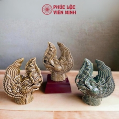 Tượng Mô Phỏng Đầu Rồng Thời Lý Cao Cấp Gốm Sứ Bát Tràng - Phúc Lộc Viên Minh
