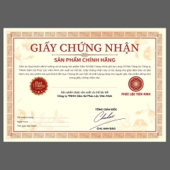 Cốc In Logo Cao Cấp Gốm Sứ Bát Tràng - Phúc Lộc Viên Minh - LD056