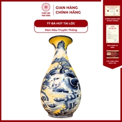 Tỳ Bà Phong Thủy Men Màu Gốm Sứ Bát Tràng - Phúc Lộc Viên Minh - PLVM1205