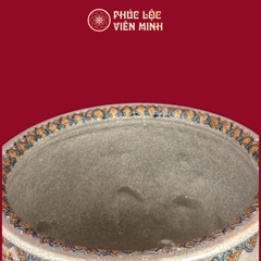 Thống Công Danh Phú Quý Men Đỏ Vẽ Vàng Gốm Sứ Bát Tràng - Phúc Lộc Viên Minh
