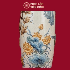 Lọ Lộc Bình Đắp Nổi Men Rạn Diên Niên Trường Thọ Cao Cấp Gốm Sứ Bát Tràng - Phúc Lộc Viên Minh