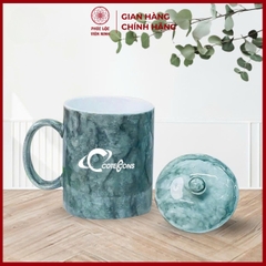 Cốc In Logo Cao Cấp Gốm Sứ Bát Tràng - Phúc Lộc Viên Minh - LD049