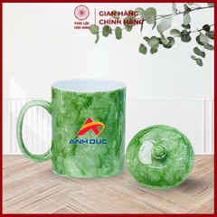 Cốc In Logo Cao Cấp Gốm Sứ Bát Tràng - Phúc Lộc Viên Minh - LD050