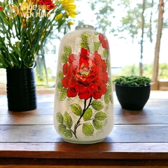 Bình Hoa Cao Cấp Vẽ Tay Độc Bản Gốm Sử Bát Tràng - Phúc Lộc Viên Minh - VM546