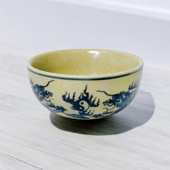 Bát Cúng Họa Tiết Rồng Men Rạn Cổ Gốm Sứ Bát Tràng - Phúc Lộc Viên Minh - PL087