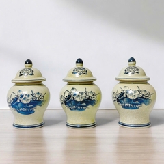 Chóe Thờ Họa Tiết Sen/Rồng Men Rạn Cổ Gốm Sứ Bát Tràng - Phúc Lộc Viên Minh - PL090