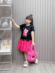 Váy Cotton Gấu dâu (12-45Kg)