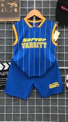 Bộ thể thao sát nách in VARSITY size 20-30Kg