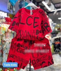 Bộ bé trai cotton in hình LCE (13-26kg)