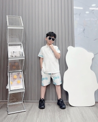 Bộ trụ bé trai cotton in hình Lowis (11-25kg)