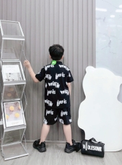Bộ trụ bé trai cotton in hình Lowis (11-25kg)