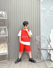 Bộ bé trai cotton in hình GSOCFED (24-38kg)