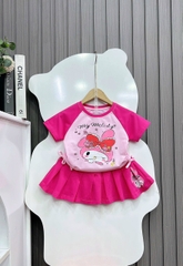 Sét váy cotton in hình MY MELODY dây rút (26kg-42kg)