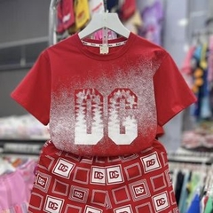 Bộ cotton in D.G phun sơn cho bé trai từ 26-38Kg