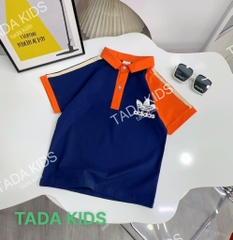 Áo thun cotton Cổ Trụ Adi cho bé từ 26-42Kg