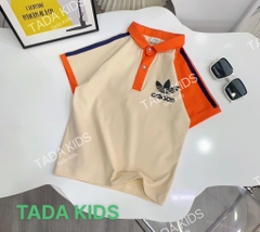 Áo thun cotton Cổ Trụ Adi cho bé từ 26-42Kg