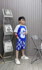 Bộ bé trai cotton in hình Celinne(39-62kg)