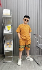 Bộ bé trai cotton in hình  Gucci in full ngôi sao(39kg-62kg)