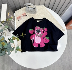 Áo Croptop gấu dâu (26-40Kg)