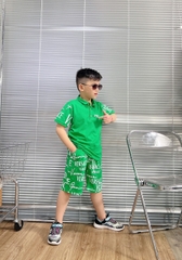 Bộ trụ bé trai cotton in hình Versace (26-38kg)