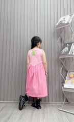 Váy Gấu dâu SMILE sọc 30-45Kg