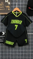 Bộ thể thao in THUNDER số 7 size30-43Kg