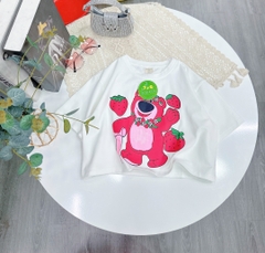 Áo Croptop gấu dâu (40-65Kg)