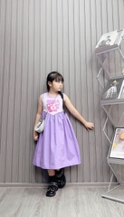 Váy Gấu dâu SMILE sọc 30-45Kg