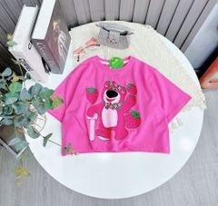 Áo Croptop gấu dâu (40-65Kg)