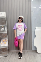 Bộ Cotton Đùi Gấu Dâu Size từ 24-38Kg