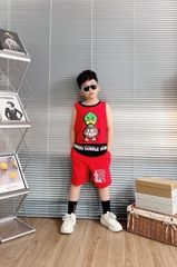 Bộ cotton sát nách in hình con Vịt (8-23Kg)