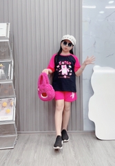 Bộ Cotton Đùi Gấu Dâu Size từ 24-38Kg