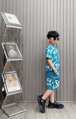 Bộ bé trai cotton in hình Milano (26-42kg)