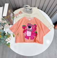 Áo Croptop gấu dâu (40-65Kg)