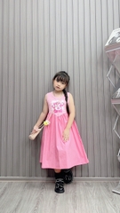 Váy Gấu dâu SMILE sọc 30-45Kg
