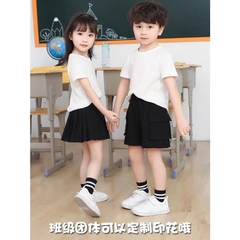 Áo thun cotton trơn unisex size từ 23-36Kg