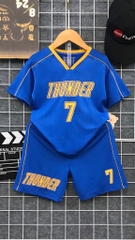 Bộ thể thao in THUNDER số 7 size30-43Kg