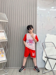 Bộ bé trai cotton in hình 88 (24-38kg)