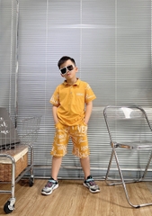 Bộ trụ bé trai cotton in hình Versace (11-25kg)