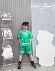 Bộ bé trai cotton in hình Dior  sọc (43-63kg)