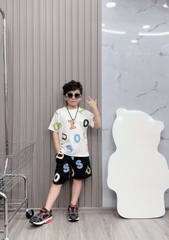 BỘ BÉ TRAI COTTON IN HÌNH IUO (13-26kg)