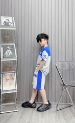 Bộ bé trai cotton túi phối màu (8-23kg)