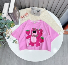 Áo Croptop gấu dâu (26-40Kg)