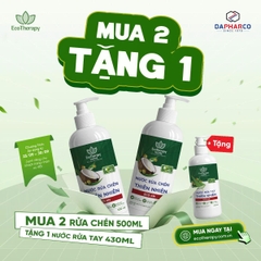 Combo 2 Nước Rửa Chén Eco An 500ml Tặng 1 Nước Rửa Tay 430ml – Combo Tiết Kiệm