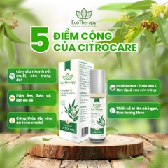 Combo 3in1 Citriodiol - Lau sàn Eco An 1000ml, Xịt Citroshiled 50ml , Bi Lăn Citrocare 9ml Thiên Nhiên An Toàn