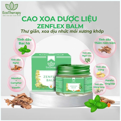 Combo Chăm Sóc Sức Khỏe – Bộ 4 Cao Xoa Dược Liệu Tinh Dầu Thiên Nhiên, Thư Giãn & Hỗ Trợ Giảm Đau EcoTherapy