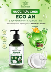 Combo Nước Rửa Tay 300ml & Nước Rửa Chén 485ml Eco An – Thành Phần Thiên Nhiên, Lành Tính