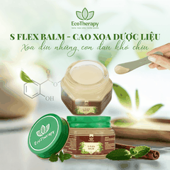 S-FLEX BALM -  CAO XOA DƯỢC LIỆU – XOA DỊU NHỮNG CƠN ĐAU KHÓ CHỊU